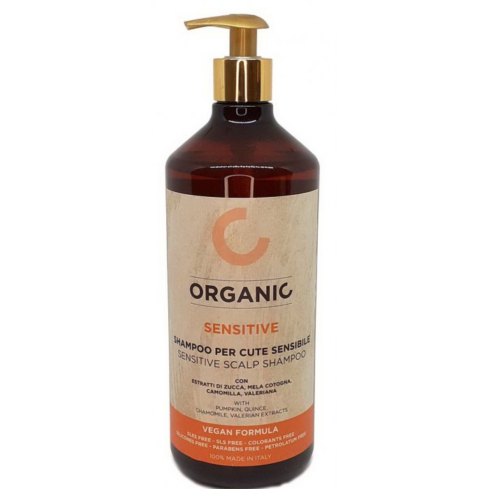 ORGANIC SENSITIVE - jautrios galvos odos šampūnas 1000 ml ORGANIC SENSITIVE - jautrios galvos odos šampūnas 1000 ml